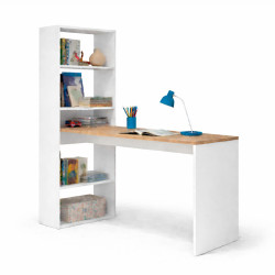 Escritorio con estantería reversible Mod. Villena