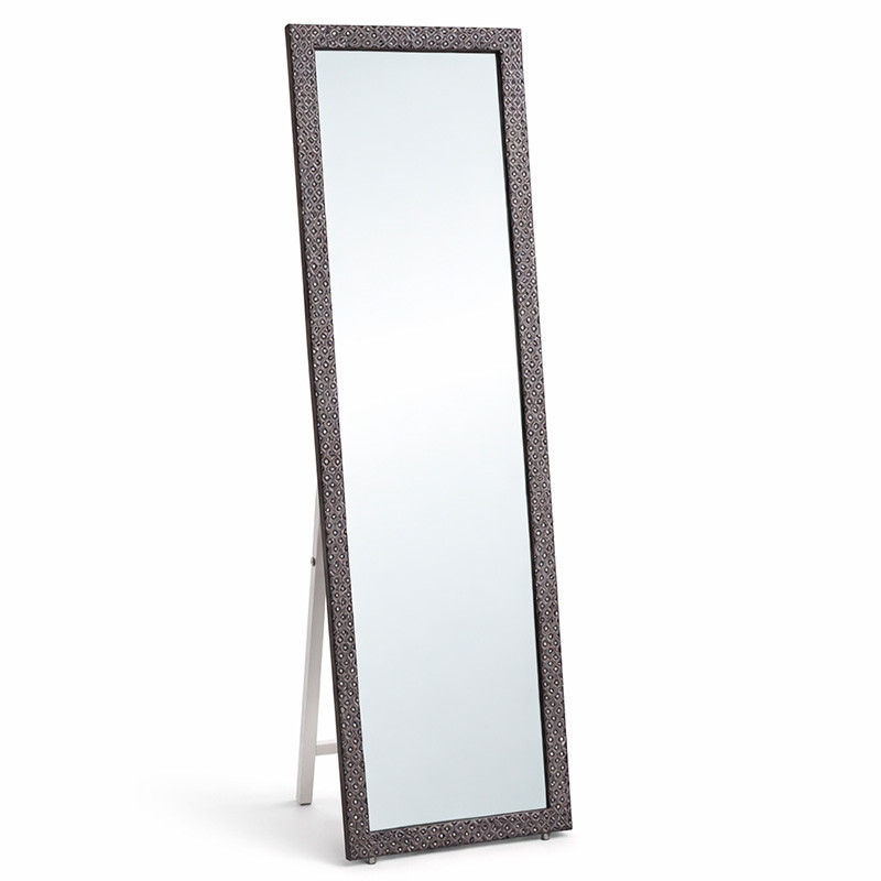 Espejo vertical negro Mod. Cardiff 150x40cm