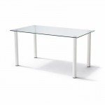 Juego de comedor completo Mod. Yuri blanco