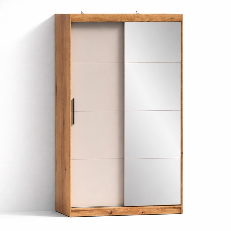 Armario 2 puertas correderas con espejo Mod. Inova