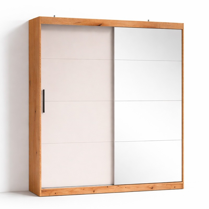 Armario 2 puertas correderas con espejo Mod. Inova