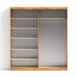 Armario 2 puertas correderas con espejo Mod. Inova