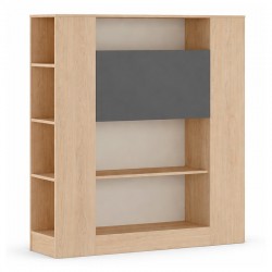 Estantería con mesa estudio abatible Mod. Donald