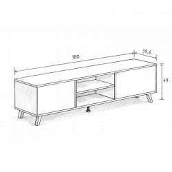 Mueble Bajo TV Mod. Soto 180CM