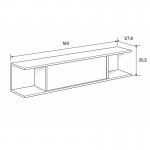 Mueble Alto TV Mod. Soto 160CM