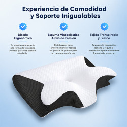 Almohada Butterfly ergonómica cervical 60x40CM