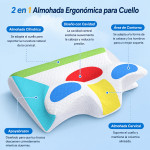 Almohada Butterfly ergonómica cervical 60x40CM