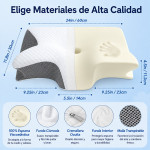 Almohada Butterfly ergonómica cervical 60x40CM