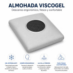 Almohada ViscoGel Premium con efecto frío 70x40cm