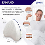 Almohada Viscoelástica para Piernas y Rodillas 25cm