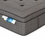 Colchón Resilience con Muelles Ensacados, Viscoelástica Gel y Látex