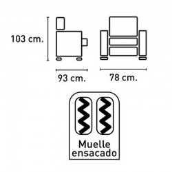 Sillón Power Lift Eléctrico Modelo Cancún