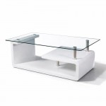 Mesa de centro tapa de cristal Mod. Eva
