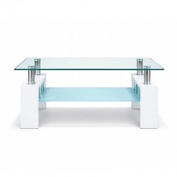 Mesa de centro tapa de cristal Mod. Sama