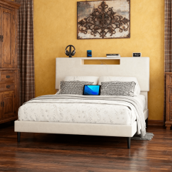 Cama con cabecero led Mod. 704