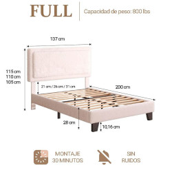 Cama con cabecero Mod. 805