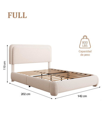 Cama con cabecero Mod. 801