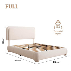 Cama con cabecero Mod. 801