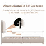 Cama con cabecero Mod. 801