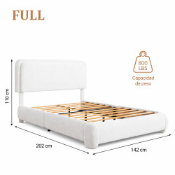 Cama con cabecero Mod. 801