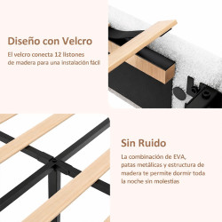 Cama con cabecero Mod. 801