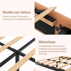 Cama con cabecero Mod. 801
