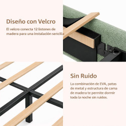Cama con cabecero Mod. 801