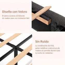 Cama con cabecero Mod. 801