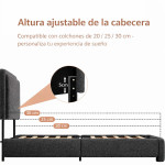 Cama con cabecero Mod. 801