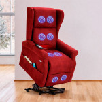 Sillón orejero de masajes levantapersonas Mod. Crown Confort