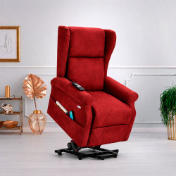 Sillón orejero de masajes levantapersonas Mod. Crown Confort