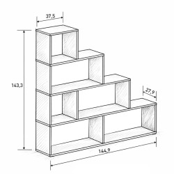 Estantería escalera Mod. Aura