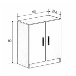 Bajo 2 puertas Mod. Aura