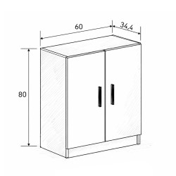 Bajo 2 puertas Mod. Aura