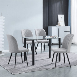 Juego de 4 Sillas Comedor Mod. Rory